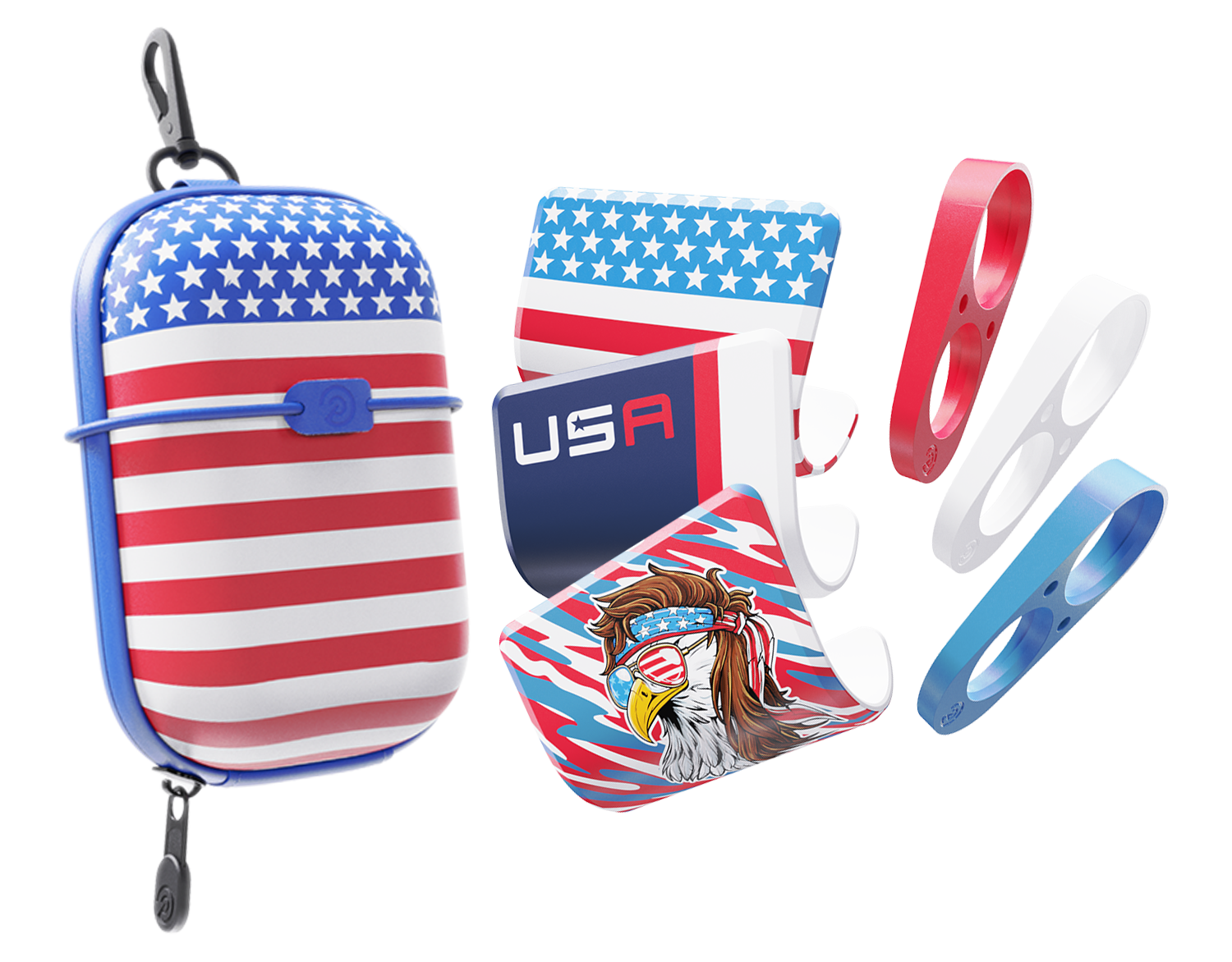 NX10 CUSTOM SKINS + CARRYING CASE - 4TH OF JULY BUNDLE