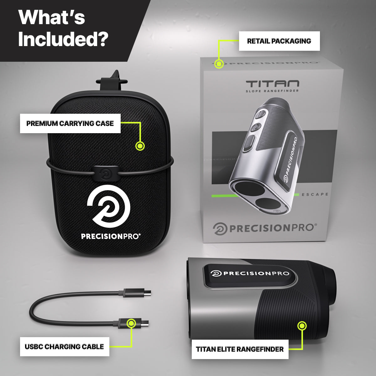 Precision Pro Titan Elite Golf Rangefinder - Thumbnail 4